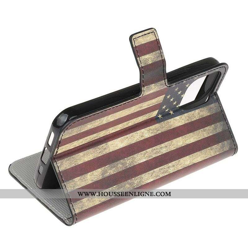 Housse iPhone 13 Mini Drapeau USA