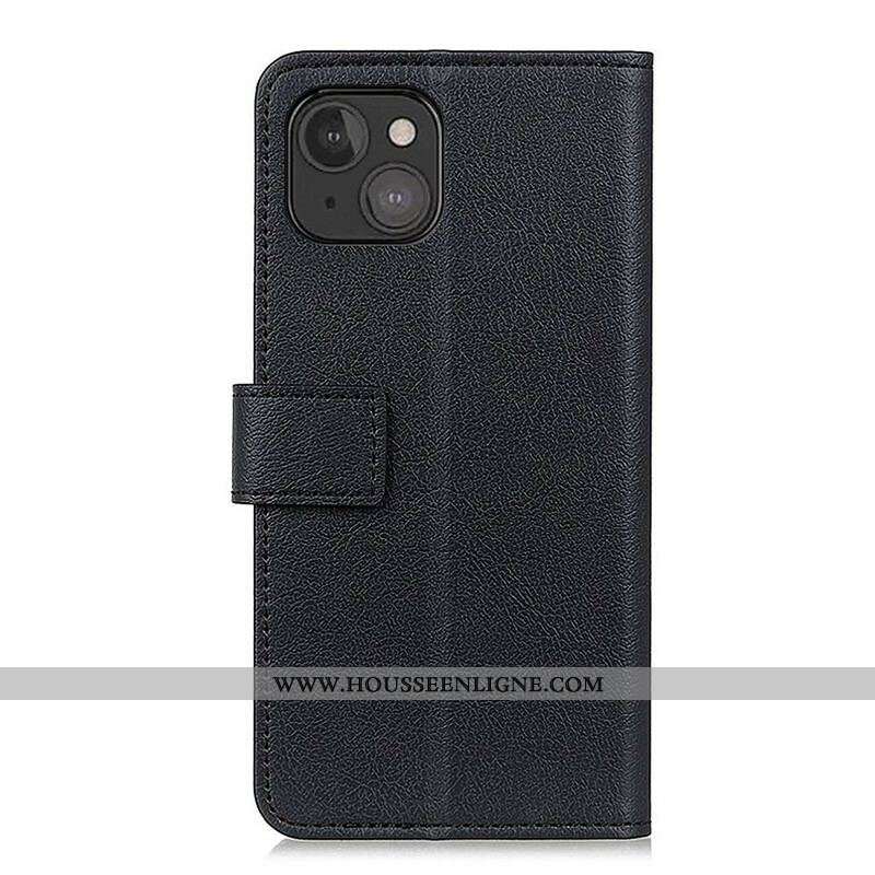 Housse iPhone 13 Mini Effet Cuir Classique