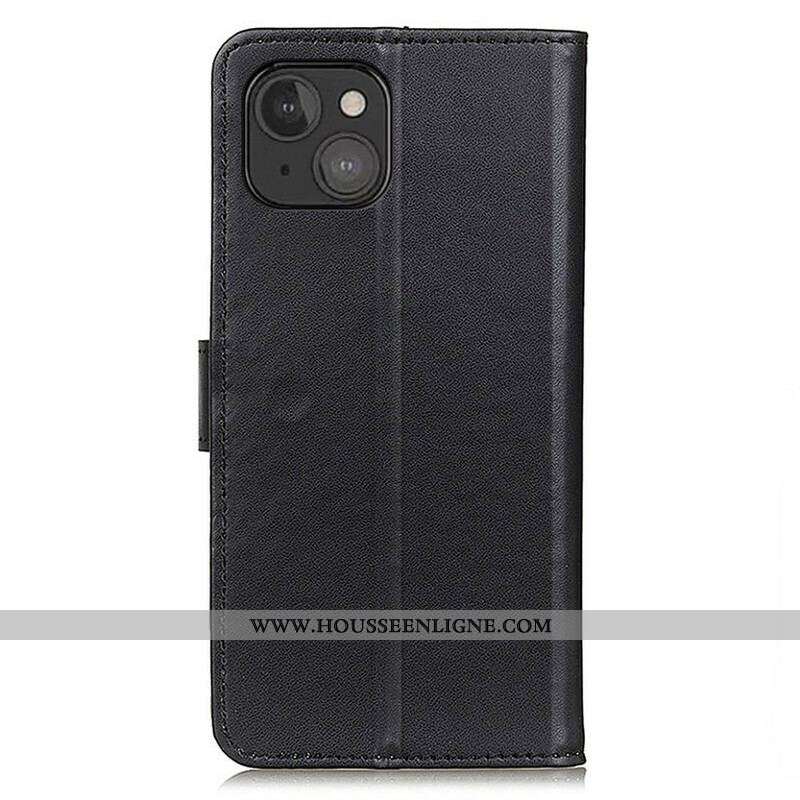 Housse iPhone 13 Mini Effet Cuir Simple