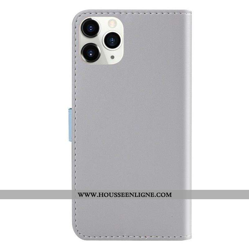 Housse iPhone 13 Mini Effet Cuir Tricolore