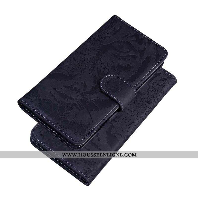 Housse iPhone 13 Mini Empreinte Face de Tigre