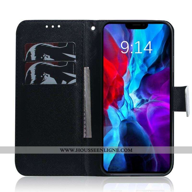 Housse iPhone 13 Mini Face de Panda