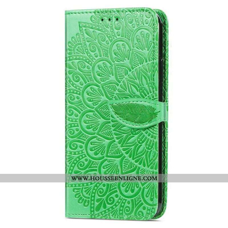 Housse iPhone 13 Mini Feuilles Tribales