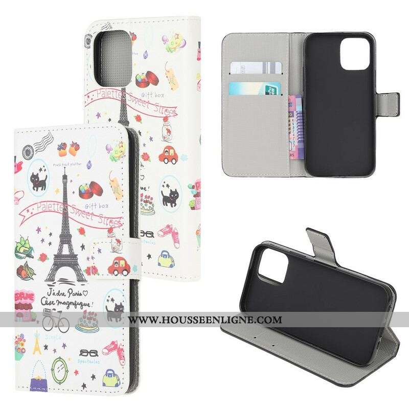 Housse iPhone 13 Mini J'adore Paris