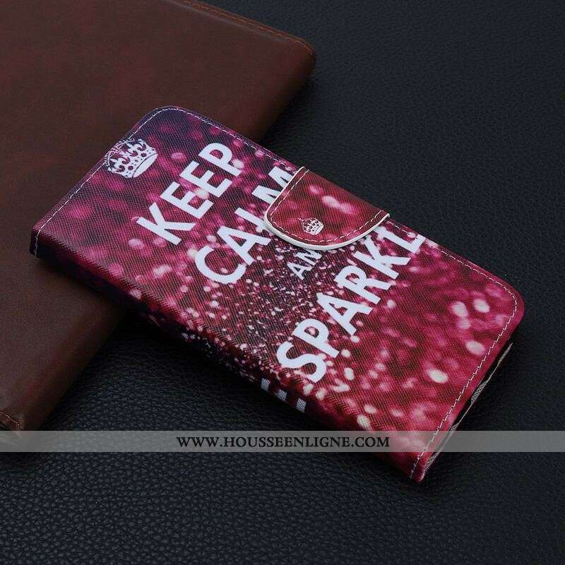 Housse iPhone 13 Mini Keep Calm and Sparkle