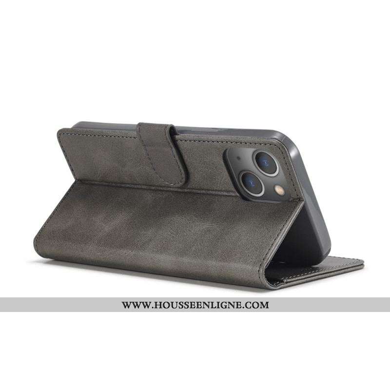 Housse iPhone 13 Mini LC.IMEEKE Effet Cuir