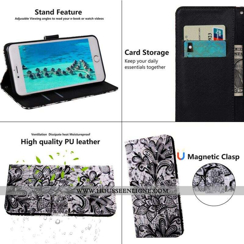 Housse iPhone 13 Mini Light Spot Dentelle