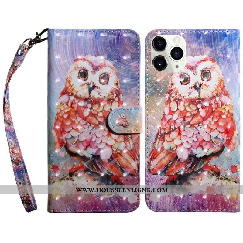 Housse iPhone 13 Mini Light Spot Germain le Hibou