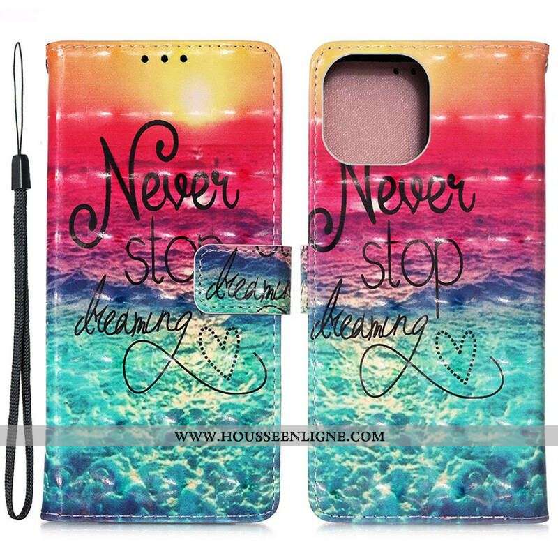 Housse iPhone 13 Mini Never Stop Dreaming