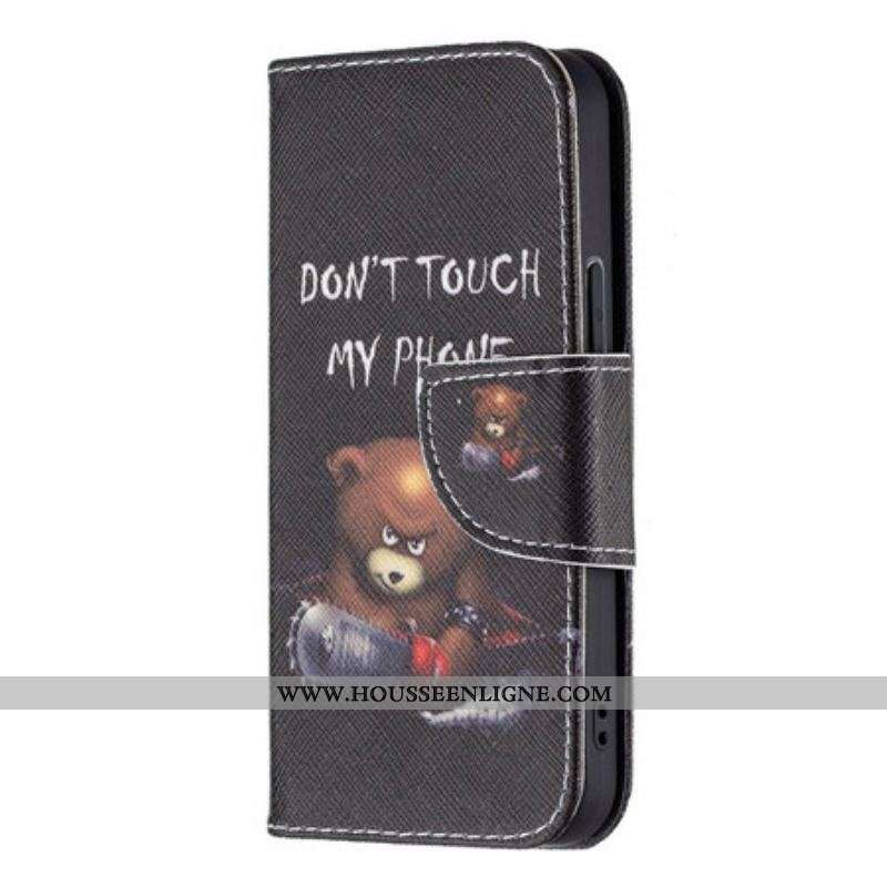 Housse iPhone 13 Mini Ours Dangereux