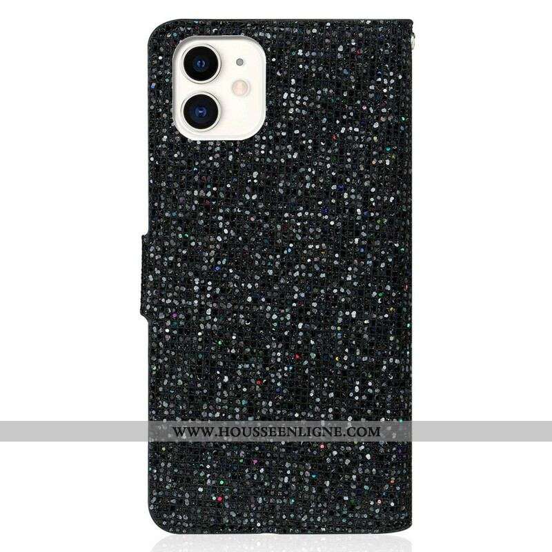 Housse iPhone 13 Mini Paillettes S Design