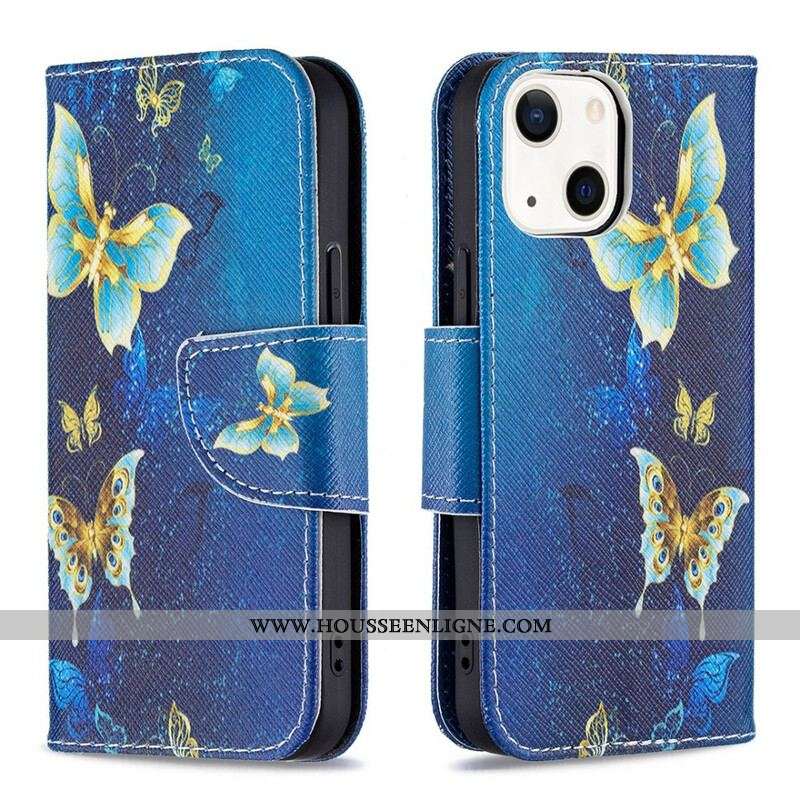 Housse iPhone 13 Mini Papillons Rois