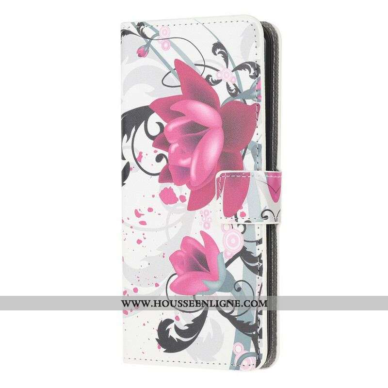 Housse iPhone 13 Mini Tropical Flowers