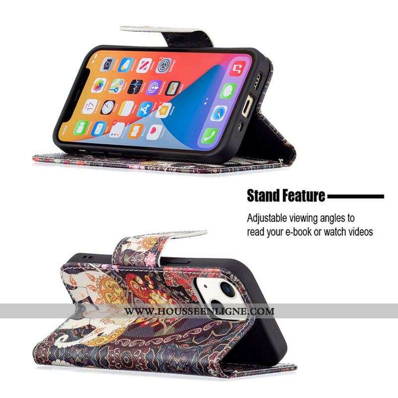 Housse iPhone 13 Mini Éléphant Indien