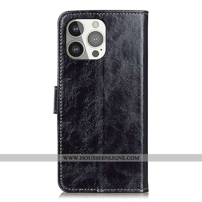 Housse iPhone 13 Pro Brillante et Coutures Apparentes