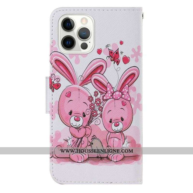 Housse iPhone 13 Pro Lapins