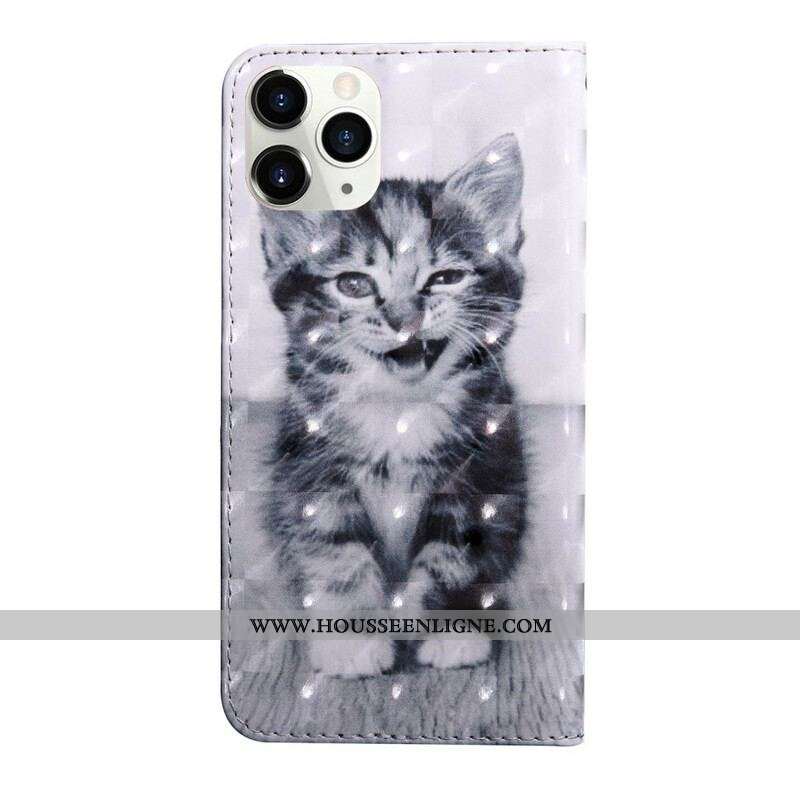 Housse iPhone 13 Pro Light Spot Ignace le Chaton
