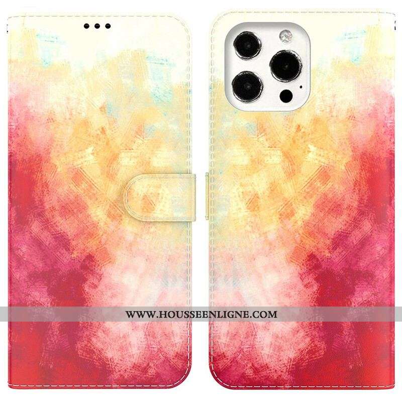 Housse iPhone 13 Pro Max Aquarelle