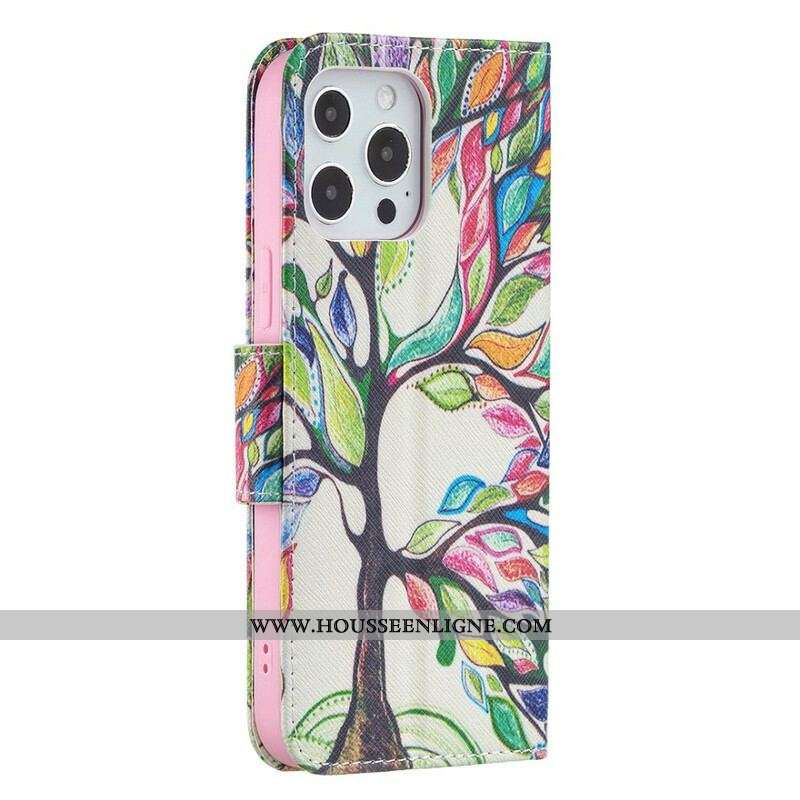 Housse iPhone 13 Pro Max Arbre Coloré