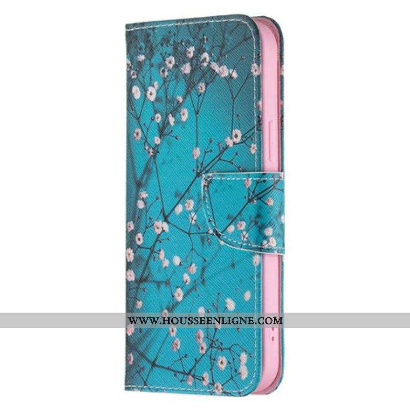 Housse iPhone 13 Pro Max Brancche Fleurie