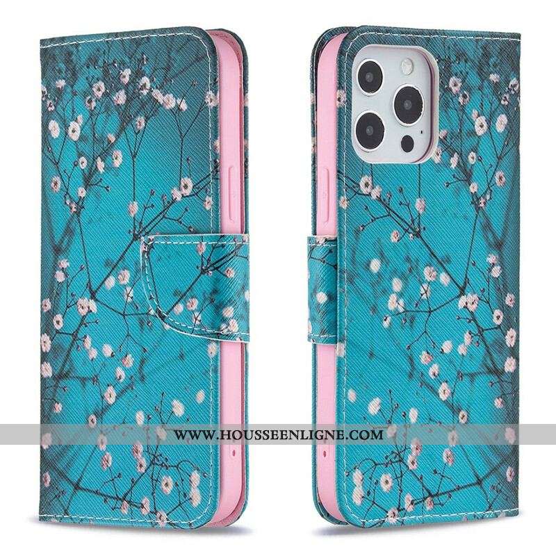 Housse iPhone 13 Pro Max Brancche Fleurie
