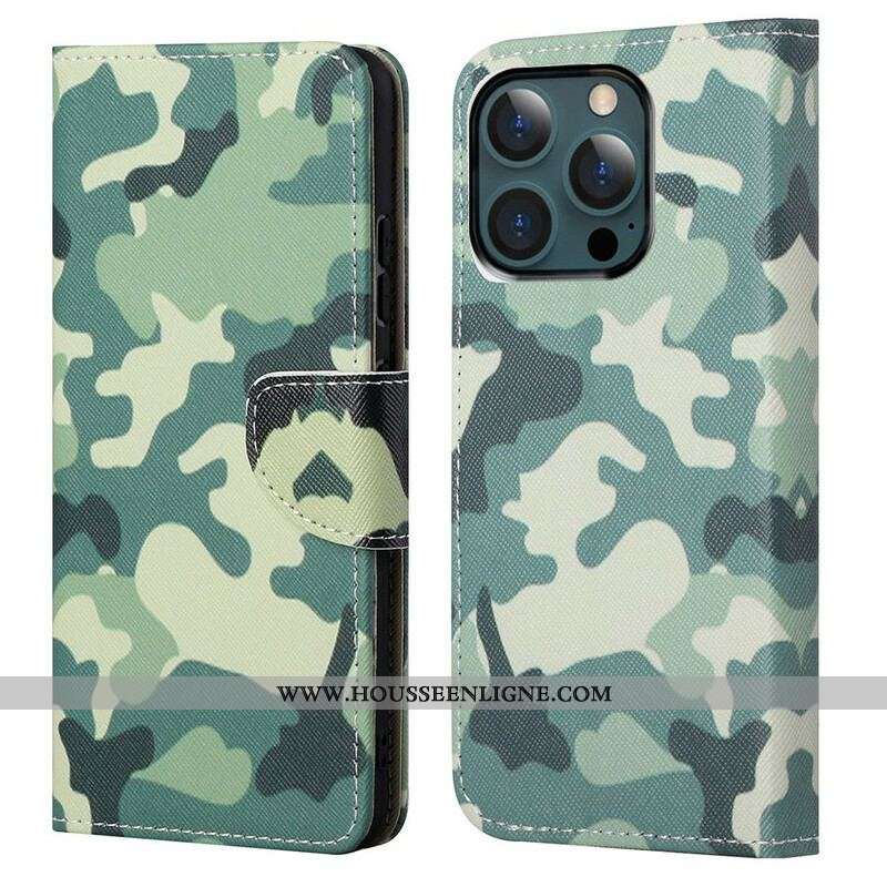 Housse iPhone 13 Pro Max Camouflage Militaire