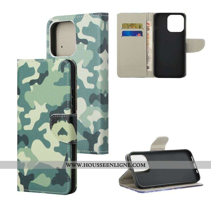 Housse iPhone 13 Pro Max Camouflage Militaire