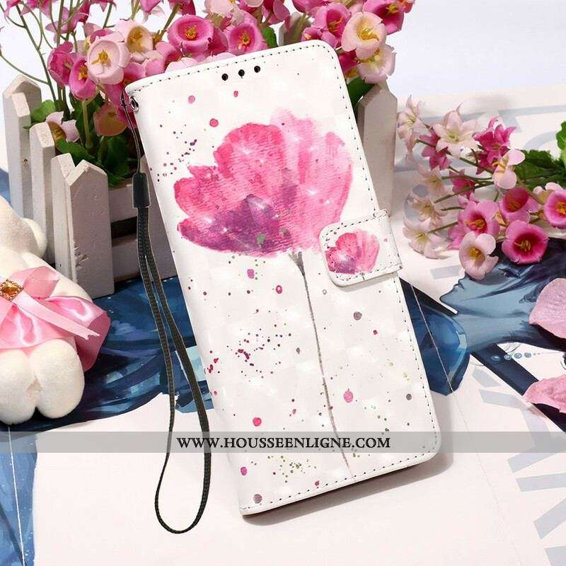 Housse iPhone 13 Pro Max Coquelicot Aquarelle