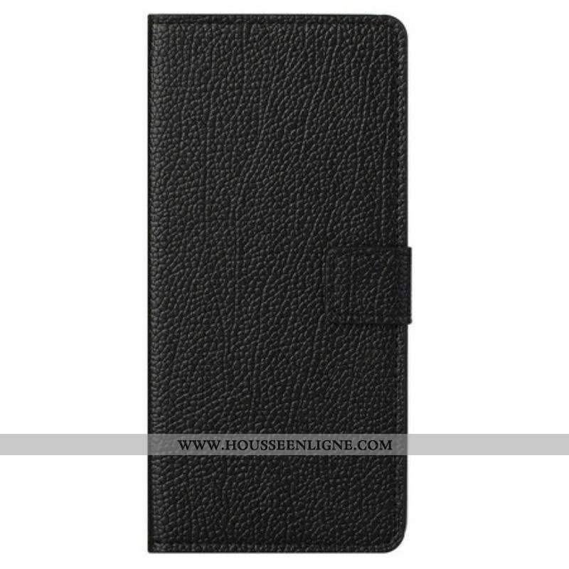 Housse iPhone 13 Pro Max Effet Cuir Grain Litchi