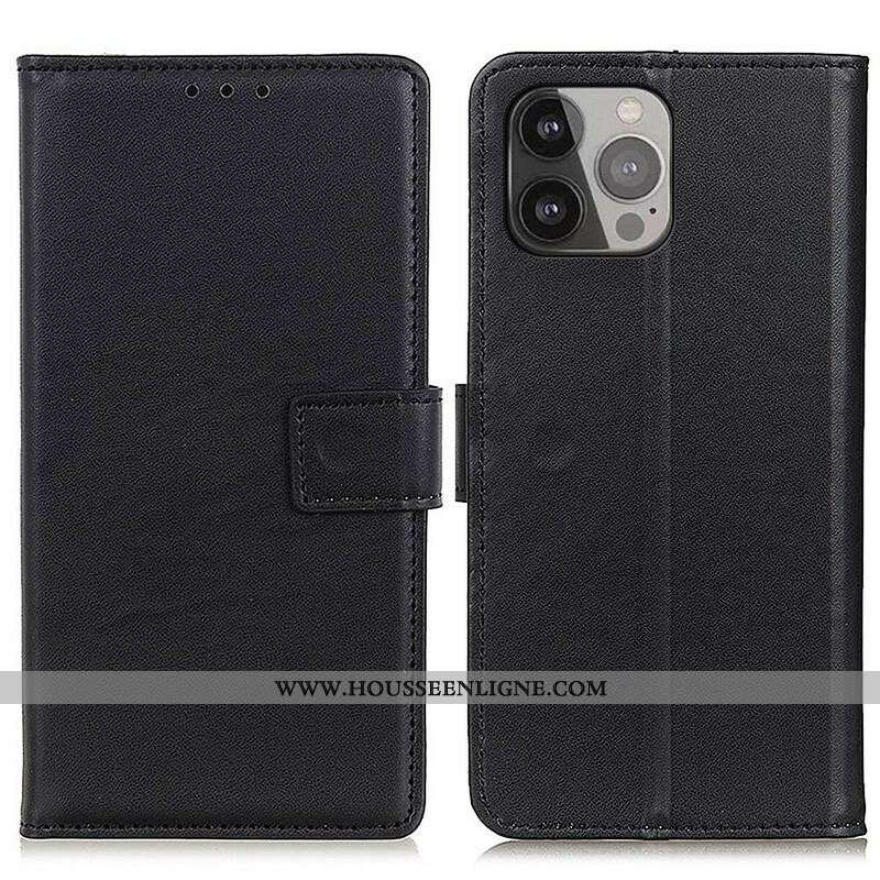 Housse iPhone 13 Pro Max Effet Cuir Simple