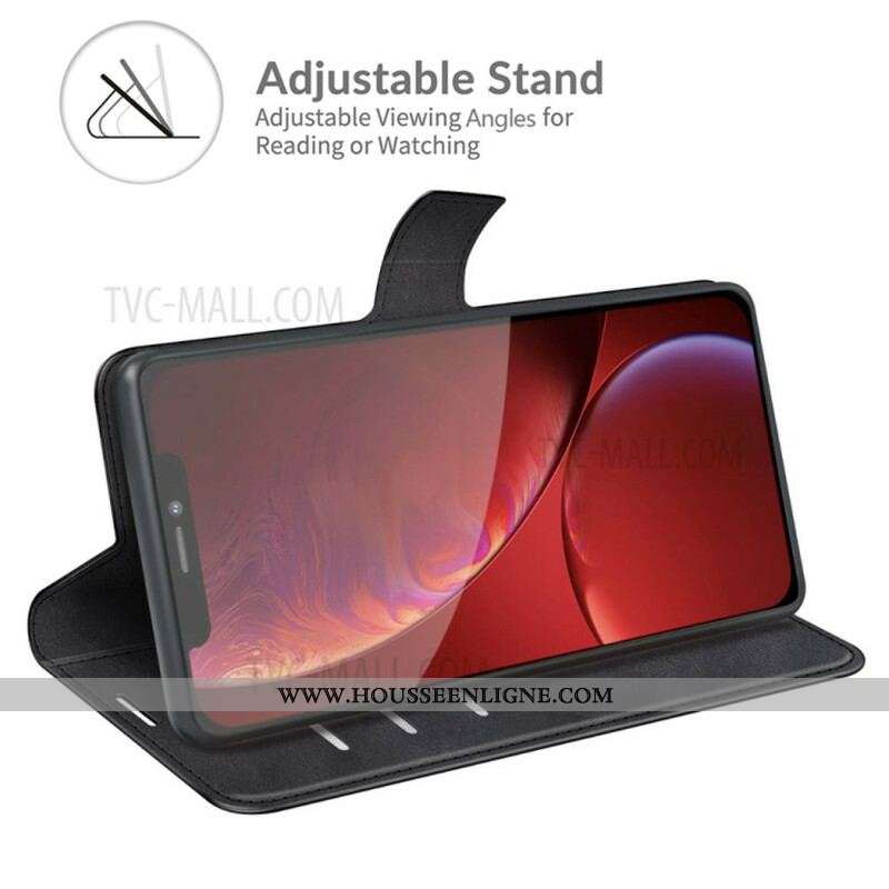 Housse iPhone 13 Pro Max Effet Cuir Slim Extrême