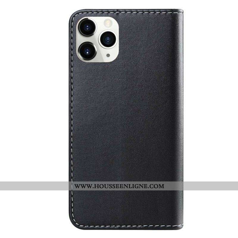 Housse iPhone 13 Pro Max Effet Cuir Tricolore