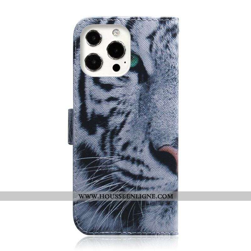 Housse iPhone 13 Pro Max Face de Tigre
