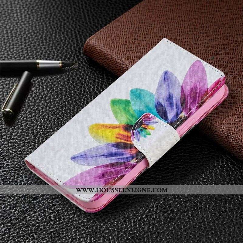 Housse iPhone 13 Pro Max Fleur Aquarelle