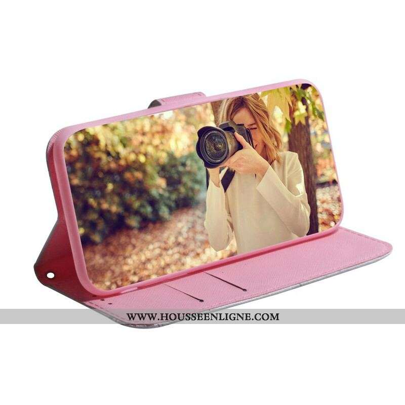 Housse iPhone 13 Pro Max Fleur Vieux Rose