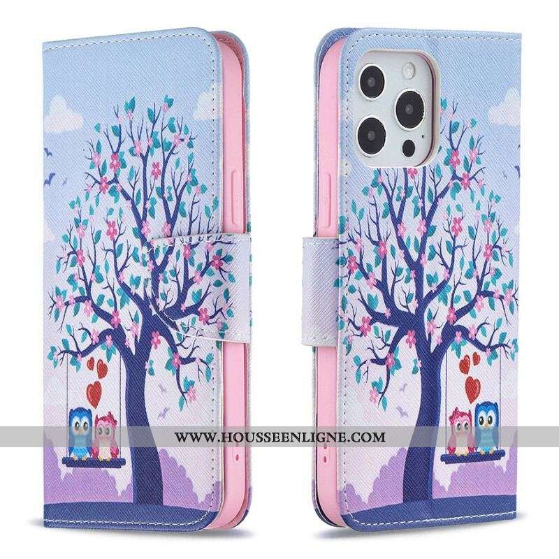 Housse iPhone 13 Pro Max Hiboux sur La Balancoire