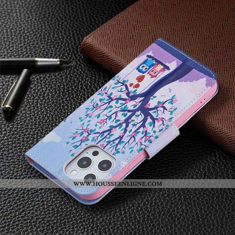 Housse iPhone 13 Pro Max Hiboux sur La Balancoire