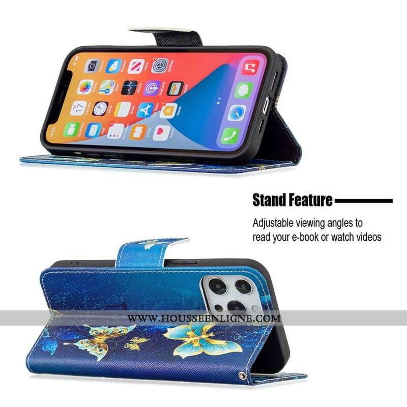 Housse iPhone 13 Pro Max Incroyables Papillons