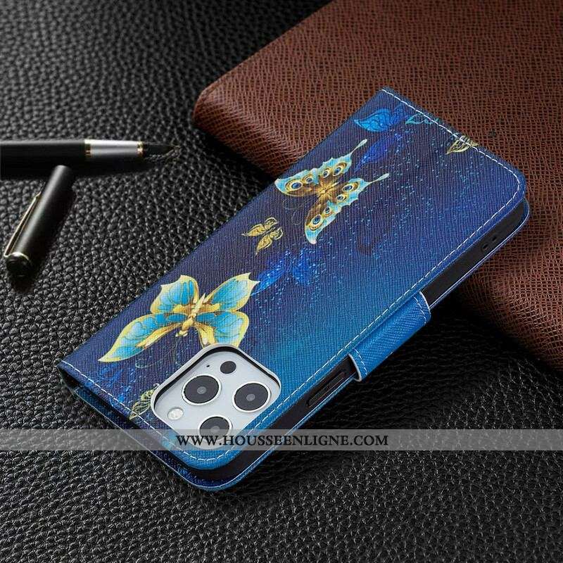 Housse iPhone 13 Pro Max Incroyables Papillons