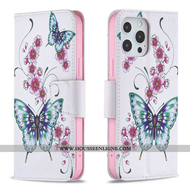 Housse iPhone 13 Pro Max Incroyables Papillons