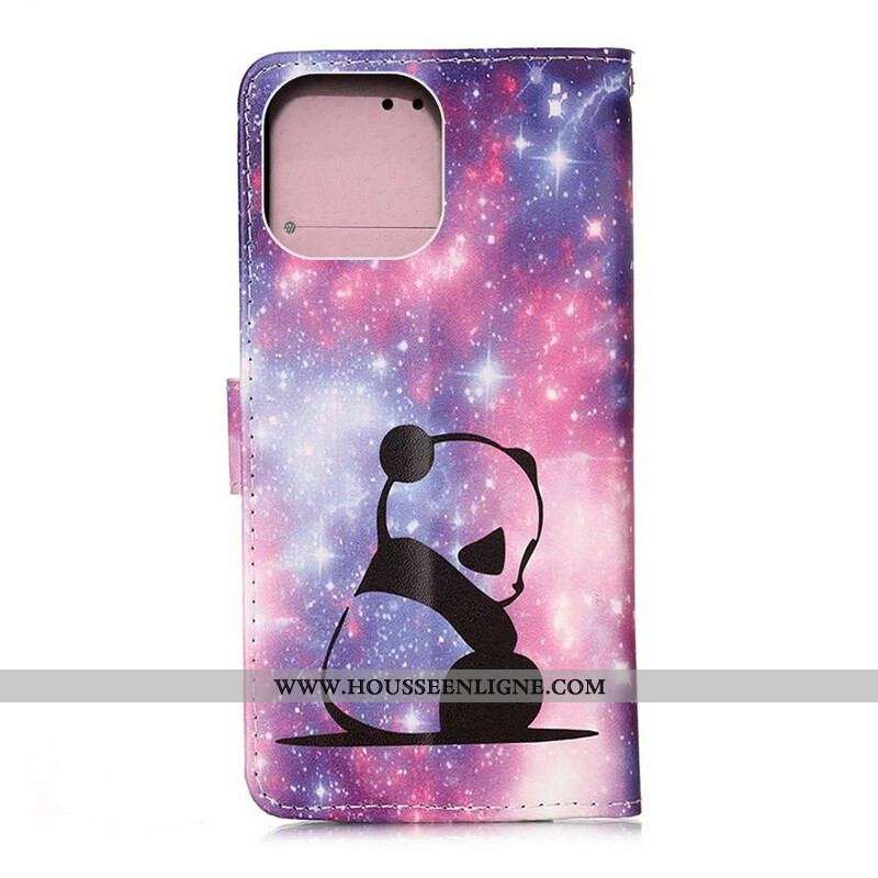Housse iPhone 13 Pro Max Panda Galaxie