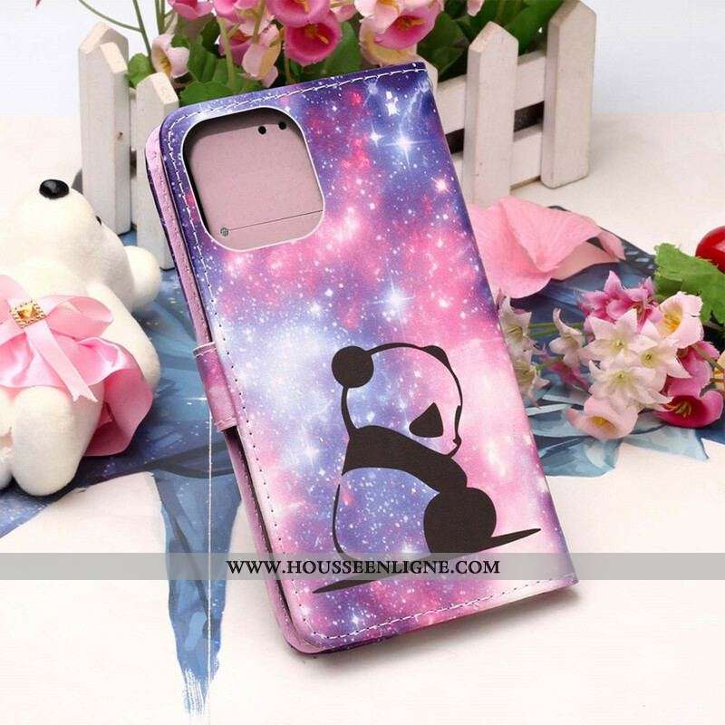 Housse iPhone 13 Pro Max Panda Galaxie
