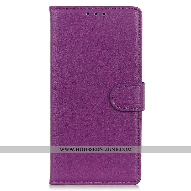 Housse iPhone 13 Pro Max Simili Cuir Traditionnel