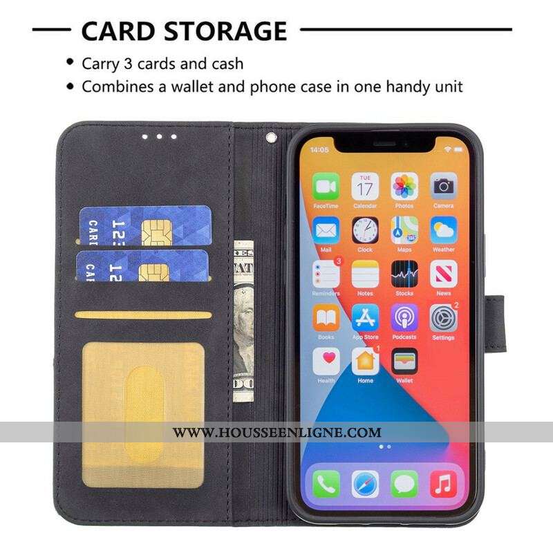 Housse iPhone 13 Pro Max Triangles Binfen Color