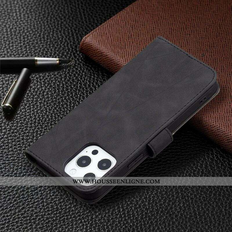 Housse iPhone 13 Pro Max Triangles Binfen Color