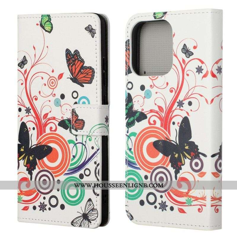 Housse iPhone 13 Pro Papillons Démentiels