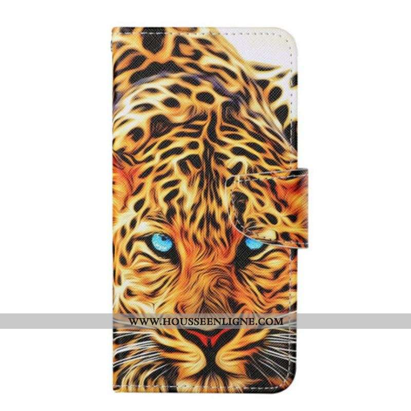Housse iPhone 13 Pro Tigre avec Lanière