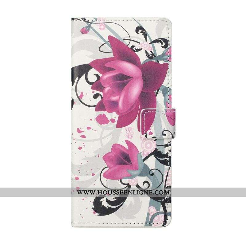 Housse iPhone 13 Pro Tropical Flowers
