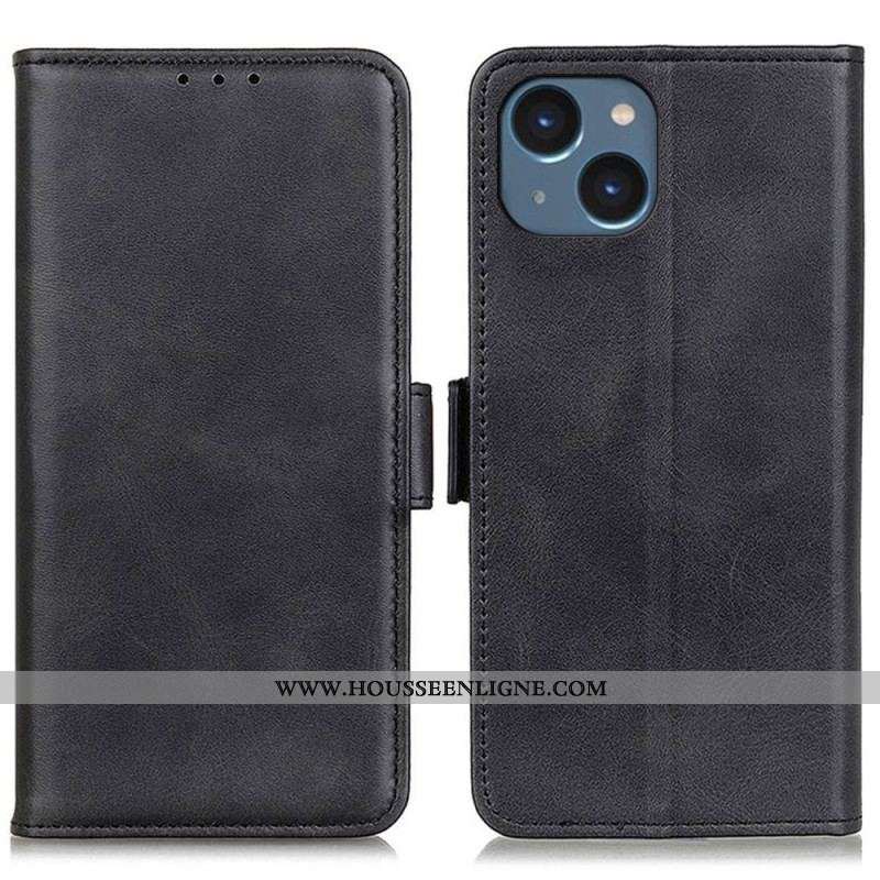 Housse iPhone 14 Double Fermoir