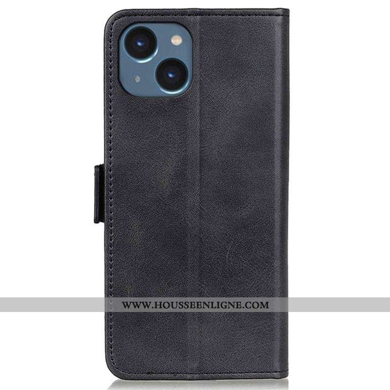 Housse iPhone 14 Double Fermoir